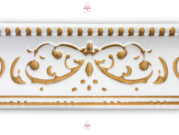 Zierprofil mit Ornamentmuster