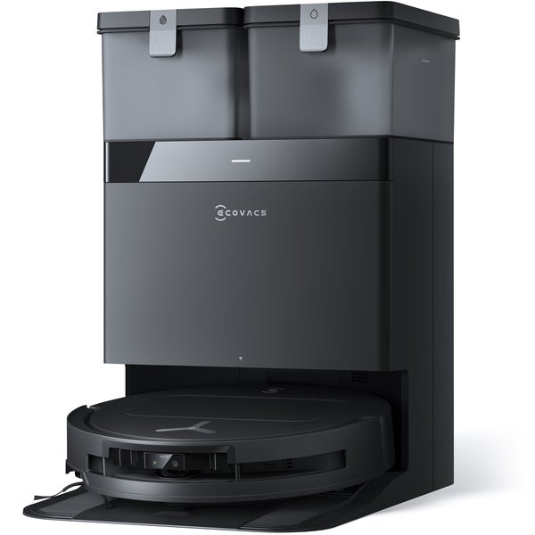 Ecovacs Logo Saug- und Wischroboter mit Absaugstation