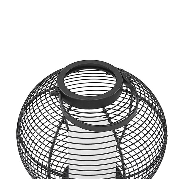 Lindby LED Solarleuchte (Laterne) Mairuna (spritzwassergeschützt (Modern) in Schwarz aus Metall (1 flammig, ) - Dekorationsleuchte Solarlampe