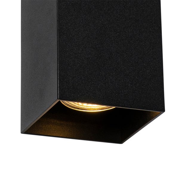 Schwarze Außenwandleuchte