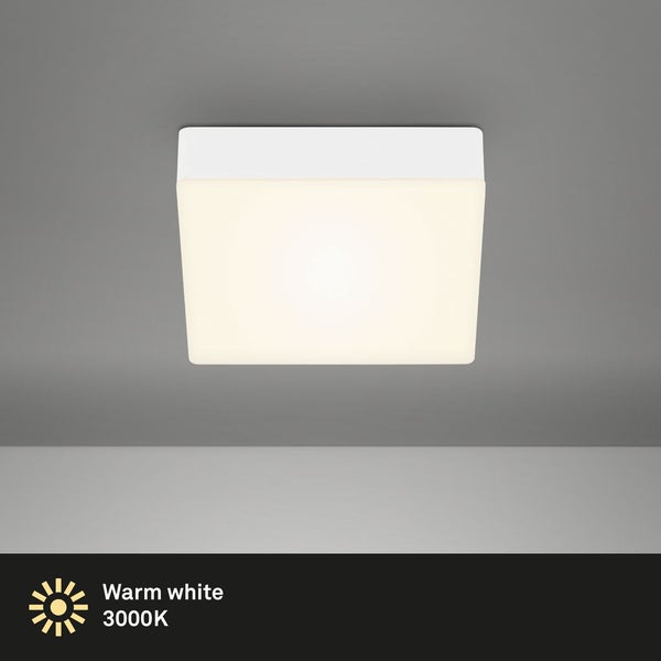 LED Aufbauleuchte Aufbaulampe 3000K IP20 11W weiß Metall-Kunststoff Briloner