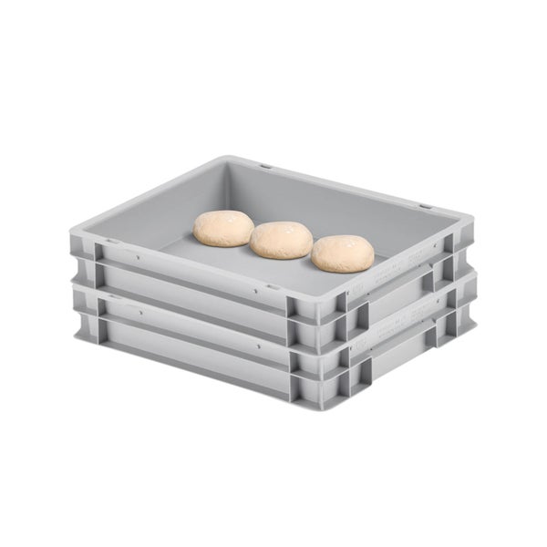 PROREGAL CHEFGASTRO SuperSparSet 2x Pizzaballenbox ohne Deckel HxBxT 75 x 30 x 40 cm 9 Liter Teigwanne für Pizzateig Stapelbare Pizzabox