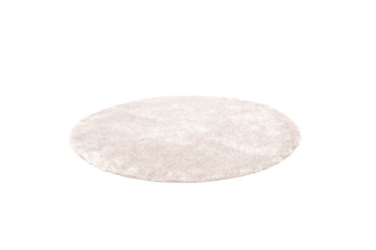 Runder Hochflor Teppich für den Wohnbereich