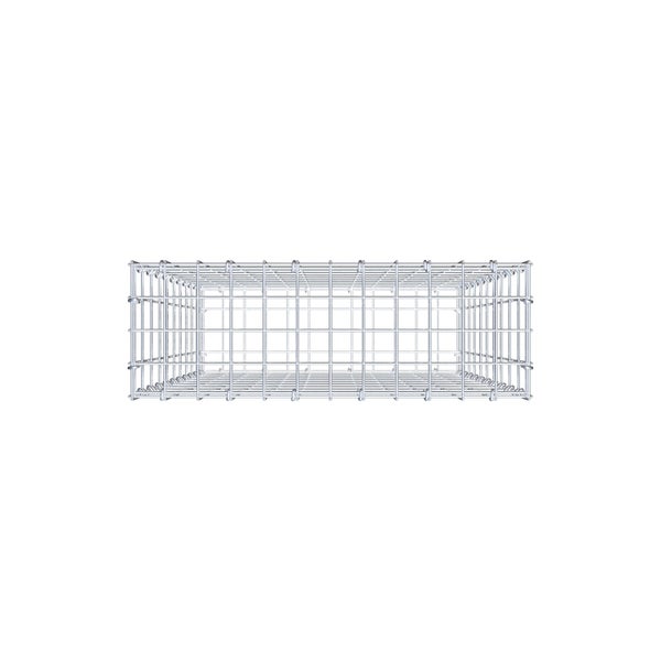 Gabione 100 cm x 60 cm x 20 cm (L x H x T), Maschenweite 5 cm x 10 cm, C-Ring