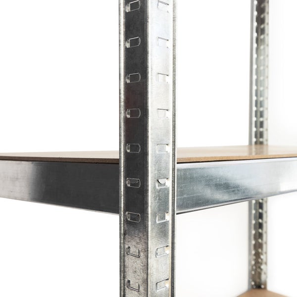 FLOORDIREKT Schwerlastregal - Universal einsetzbar - Verzinkt - 180 x 90 x 45 cm - Bis 1325 kg Traglast
