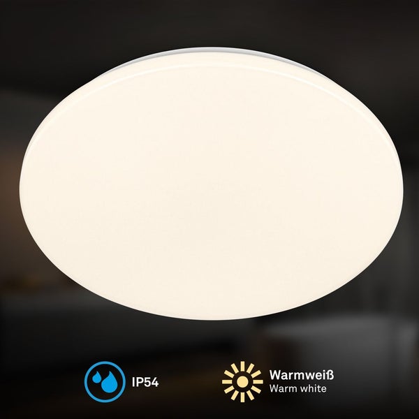 LED Deckenlampe Deckenleuchte Wohnzimmer IP54 Warmweiß Schlafzimmer