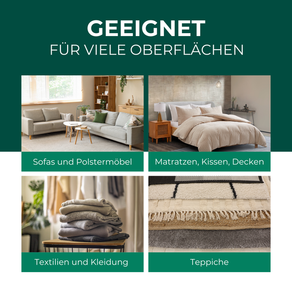 Silberkraft Milbenspray Sofa 500 ml, Anti-Milben-Schutz bei Hausstauballergie
