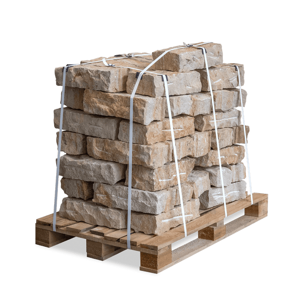 Galamio Sandstein Randsteine 40*20*10 » gespalten « 940kg
