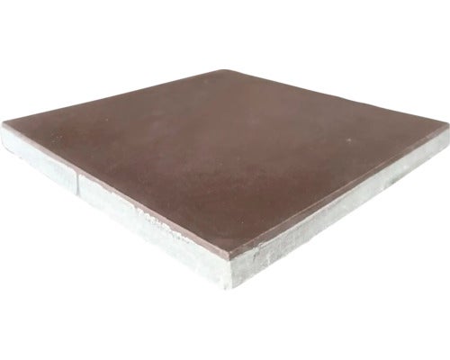 Zement Wand- und Bodenfliese Uni 9.3 dark chocolate 20x20x1,6 cm