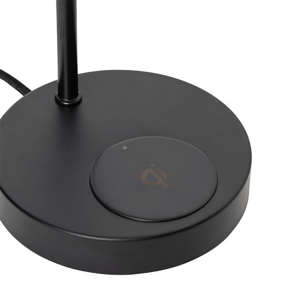 Basis einer Lampe mit kabelloser Ladestation