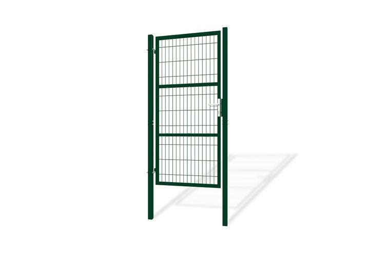 RAZO Zauntor Metall 1m Gartentür  Breite 106  x Höhe 206 cm Moosgrün