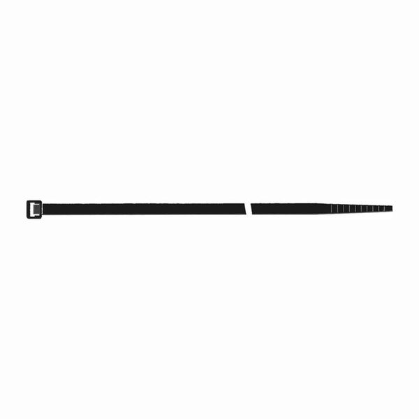 SAPISELCO 100x Kabelbinder Länge 360 mm Breite 4,5 mm schwarz - SEL.3.426