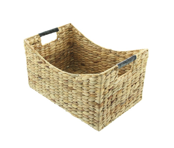 FRANK FLECHTWAREN | Universalkorb, 2er Set, KORBGEFLECHT, METALL, 35 x 22 x 20 cm, 39 x 27 x 22 cm