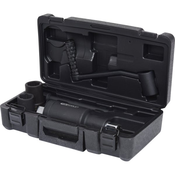 Drehmomentschlüssel-Satz in schwarzem Werkzeugkoffer