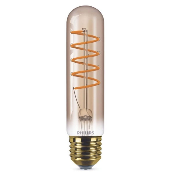 Philips Vintage LED Filament Lampe ersetzt 25W E27 Röhre - T32 5,5W 250lm 1800K dimmbar Einerpack