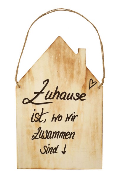 BADEKO Holztafel -Zuhause-