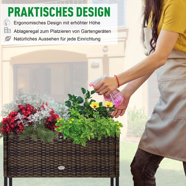 Küchenszene mit Spüle, Armatur, Schneidebrett und Zutaten für Caprese