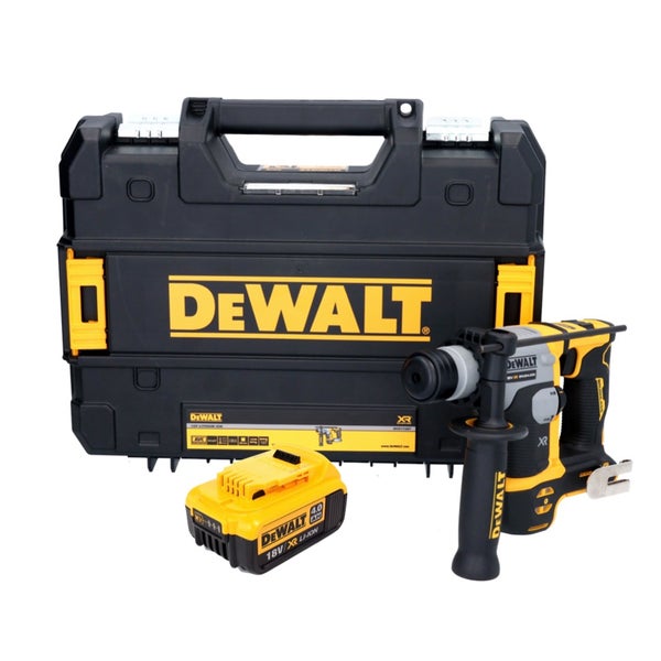 DeWalt Akku-Kombihammer mit 18 Volt Lithium-Ionen Akku und Transportkoffer mit DeWalt Logo