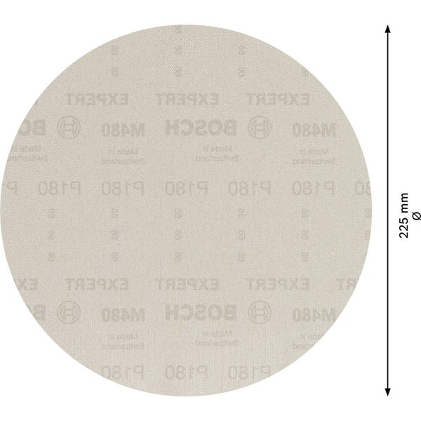 Schleifpapier, Durchmesser 225 Millimeter
