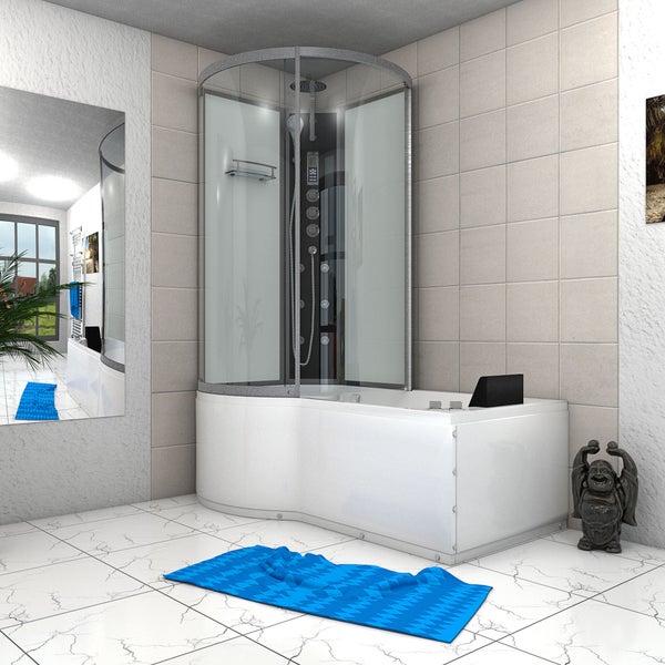 Whirlpool Wanne Duschkabine ws K50-R03-WP 100x170