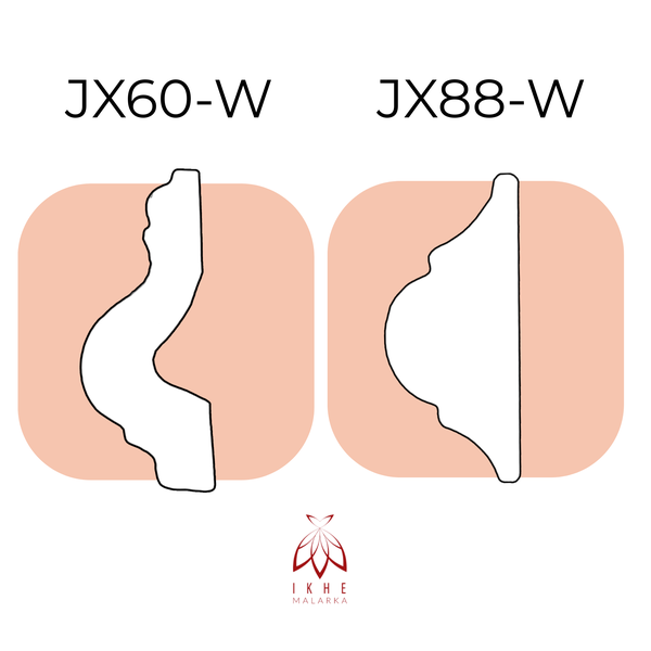 JX60-W und JX88-W Zierleistenprofile
