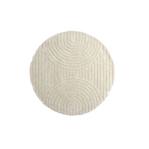 Niklas Teppich Ø200cm Weiß. 200 X 200 X 8 cm