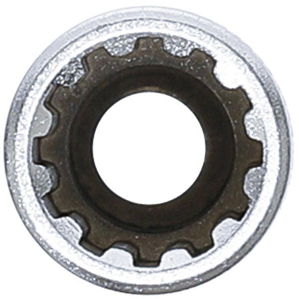 BGS Steckschlüssel-Einsatz Gear Lock tief Antrieb Innenvierkant 6,3 mm (1/4) SW 9 mm - 10159