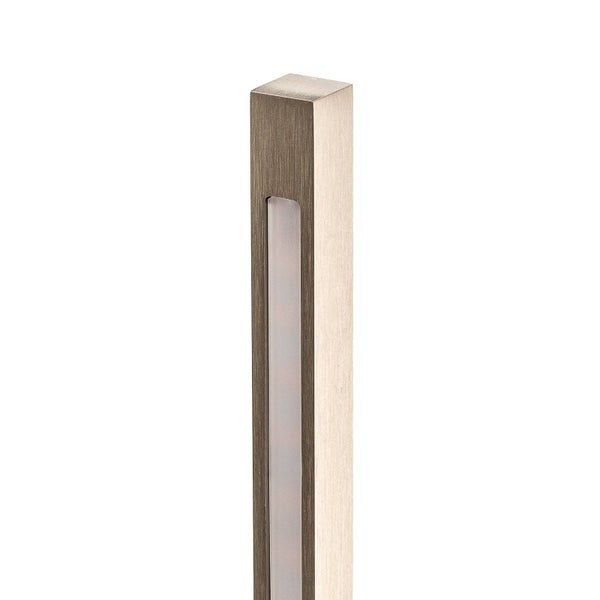 quitani LED Wandleuchte, Wandlampe Innen Tolu (Modern) in Alu aus Aluminium (1 flammig ) - Wandstrahler Wandbeleuchtung Schlafzimmer / Wohnzimmer Wohnzimmerleuchte