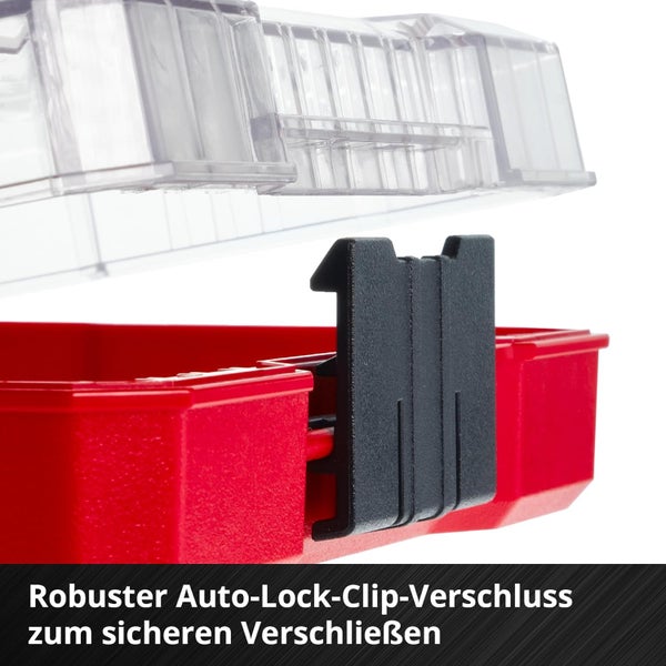 Einhell M-CASE 33-tlg. Bit-Set (für Akkuschrauber und Bohrmaschinen mit 50-mm-Bits aus S2 Stahl, Schnellwechselbithalter aus Karbonstahl inkl. Aufbewahrungsbox)