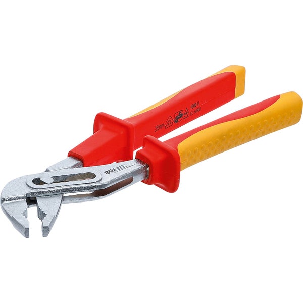 Rohrzange mit isolierten Griffen für Elektrikerarbeiten