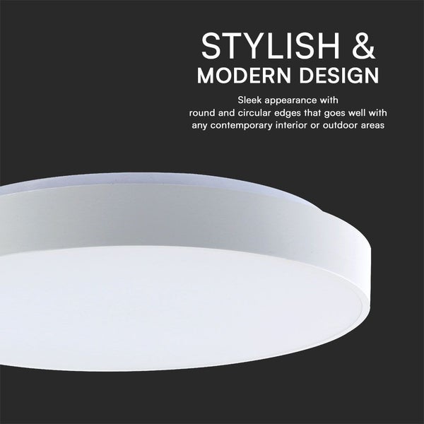 Moderne LED Deckenleuchte mit runder Form