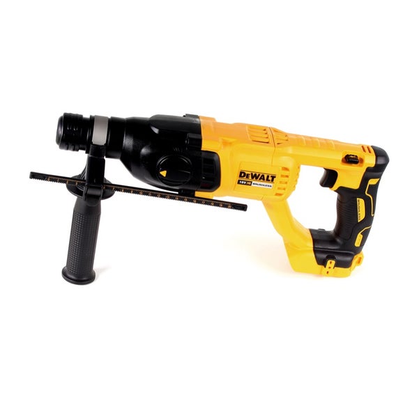 DeWalt 18 Volt Akku-Bohrhammer mit Zusatzhandgriff und Tiefenanschlag