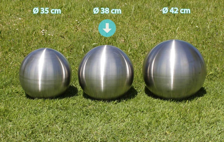 Edelstahlkugel Gartenkugel Dekokugel SferaInox 38cm matt 10977