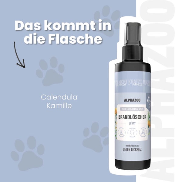 Alphazoo Brandlöscher Spray zur Pflege und gegen Juckreiz