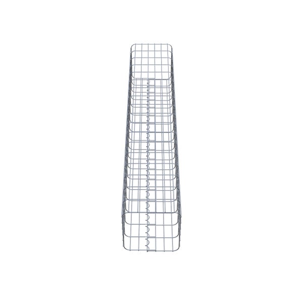 Gabionensäule 32 x 32 cm, MW 5 x 10 cm eckig - Höhe: 1,80 m