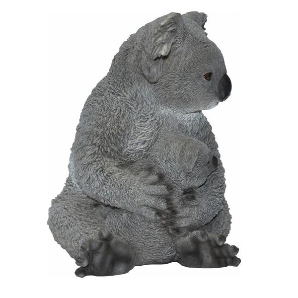 Gartenfigur Mutter & Baby Koalabär