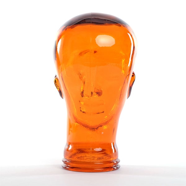 Kopfhörerständer MICK Glas transparent orange