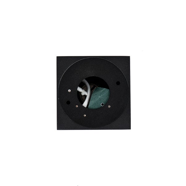 Quadratische Lampenhalterung zur Deckenmontage mit Kabel