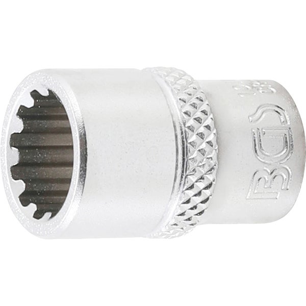BGS Steckschlüssel-Einsatz Gear Lock Antrieb Innenvierkant 6,3 mm (1/4) SW 10 mm - 10110