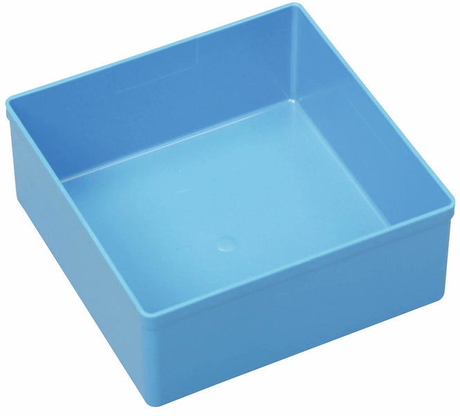 PROREGAL SparSet 5 x Sortimentskasten EuroPlus Insert HxBxT 4,5 x 10,8 x 10,8 cm Blau