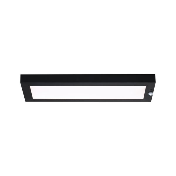 LED Außenpanel Board Dämmerungsgesteuerter Bewegungsmelder (IR) IP44 eckig 250x40mm 3000K 10W 900lm 230V Anthrazit Aluminium