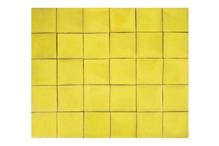 Gelbe Keramikfliesen für Wand und Boden