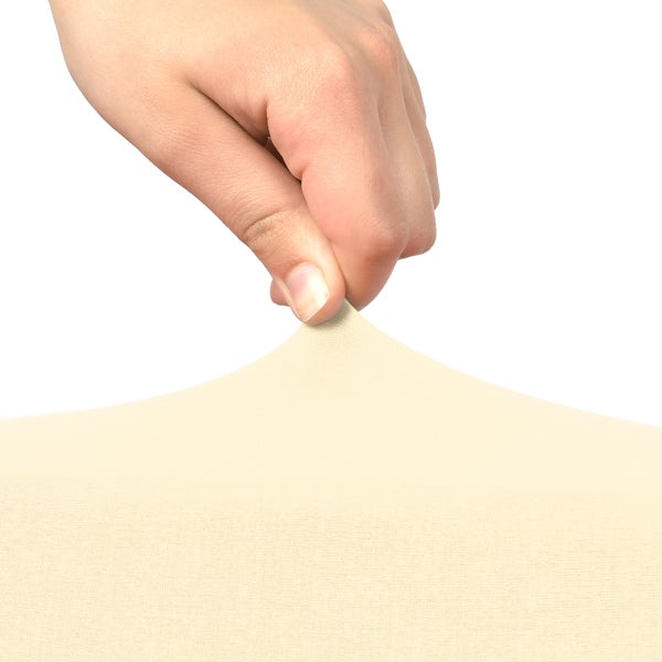 Beautissu Stella Stehtischhusse Ø 80 cm Creme
