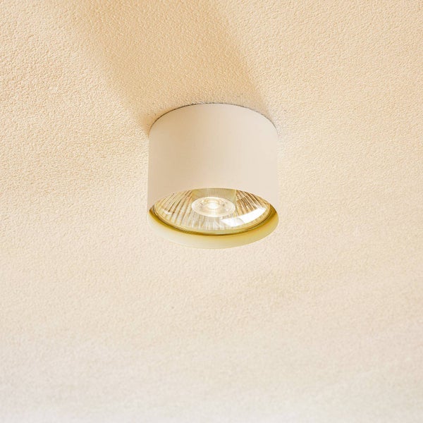 Euluna Strahler Chloe (Modern) in Weiß aus Metall (1 flammig, GU10) - Deckenleuchte Deckenspot Spot Lampe Deckenlamoe Wohnzimmerleuchte