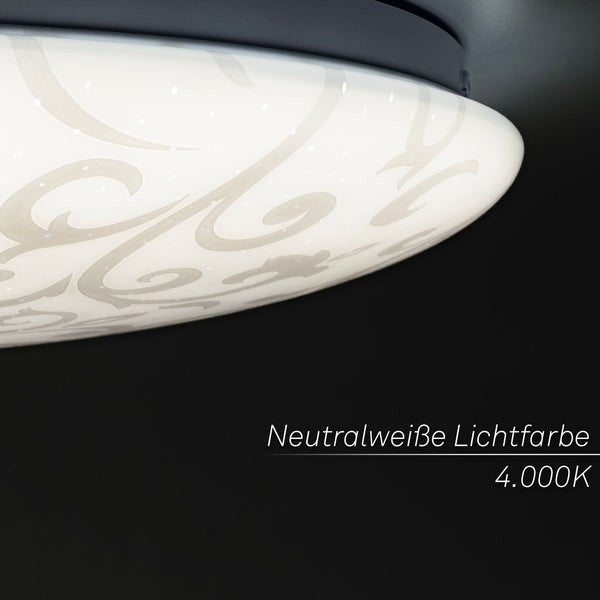 Deckenleuchte mit floralem Muster für den Innenbereich