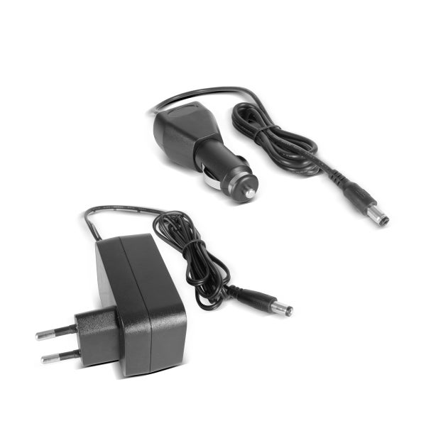 Netzteil mit Eurostecker und Autoadapter