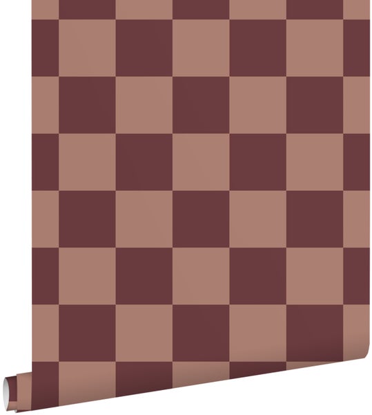 Tapetenrolle mit Schachbrettmuster