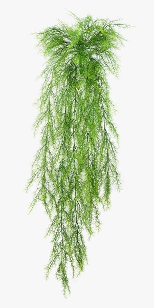 Künstlicher Orchideenzweig mit grünen Knospen und einer rosafarbenen Blüte aus Kunststoff.