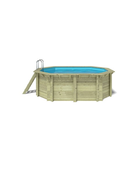 Holzpool mit Leiter