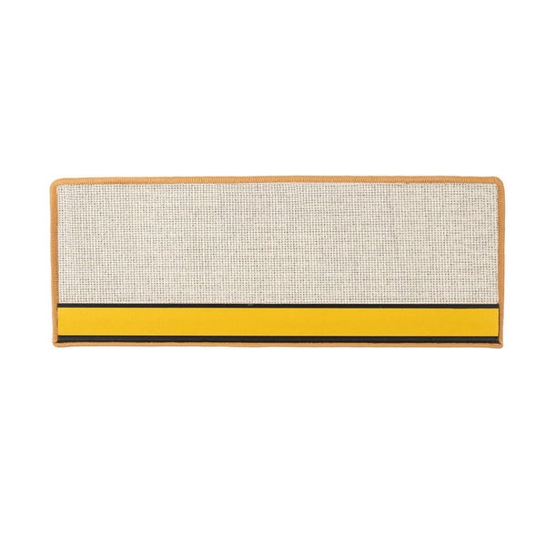 FLOORDIREKT Stufenmatte Sabang - Sisaloptik - Gekettelter Rand & Selbstklebend - Natur - 23,5 x 65 cm - Rechteckig